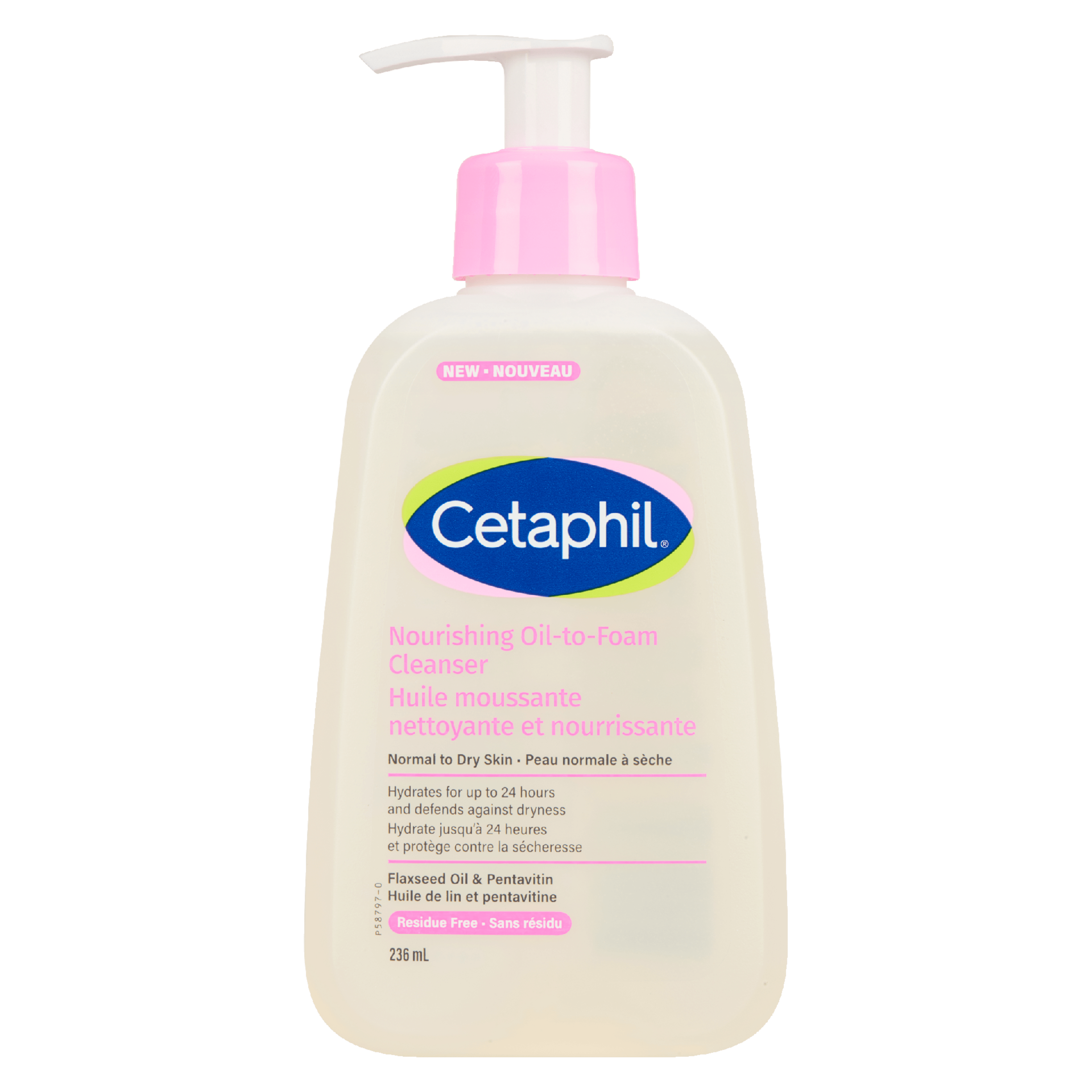 Cetaphil Nourishing Oil-to-Foam Cleanser Normal to Dry Skin 236 ml