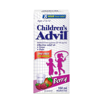 Children's Advil Dye-Free (100 mL, Berry Flavour)