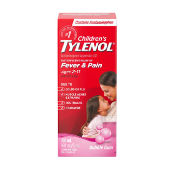 Children's TYLENOL Liquid (Bubble Gum Flavour, 100 mL)