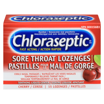Chloraseptic Sore Throat Lozenges Cherry 15 Lozenges