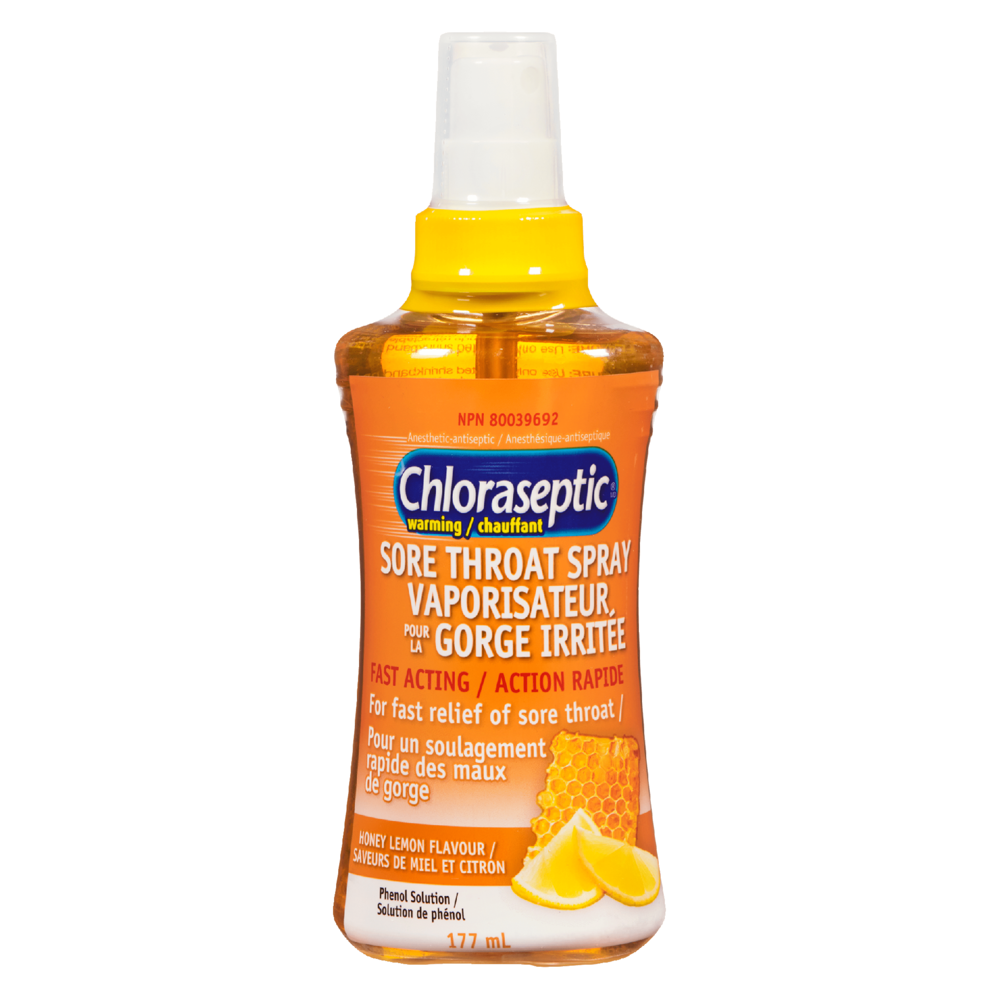 Chloraseptic Sore Throat Spray Honey Lemon Flavour 177 ml