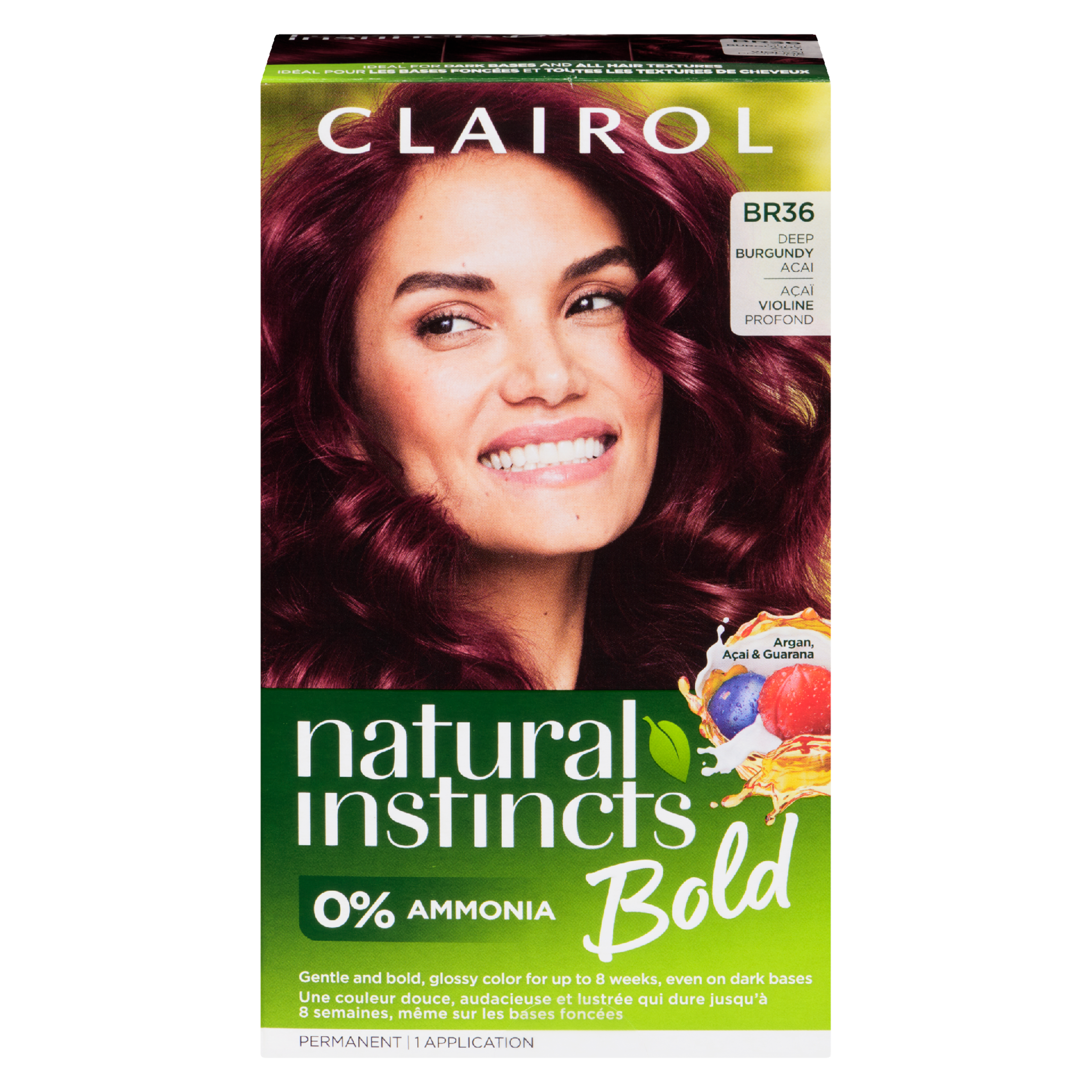 Clairol Natural Instincts Bold BR36 Deep Burgundy Acai
