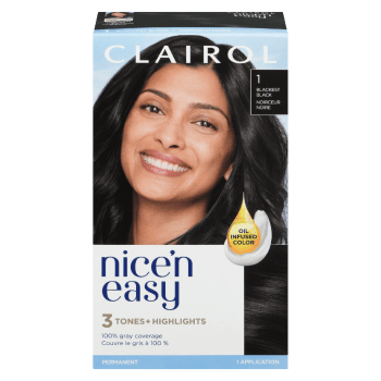 Clairol Nice'n Easy Oil Infused Color 1 Blackest Black