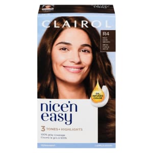 Clairol Nice'n Easy Oil Infused Color R4 Rich Dark Brown