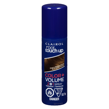 Clairol Root Touch Up Color + Volume 2 in 1 Spray Dark to Medium Brown Temporary 52.7 g