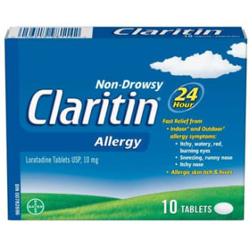 Claritin Allergy Non Drowsy 10 Tablets