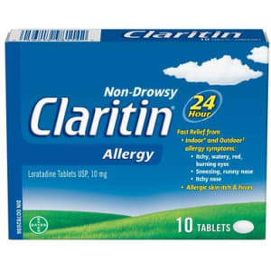 Claritin Allergy 24 Hour 10 Tablets