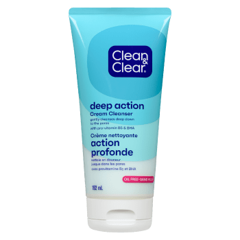 Clean & Clear Cream Cleanser Deep Action 192 ml