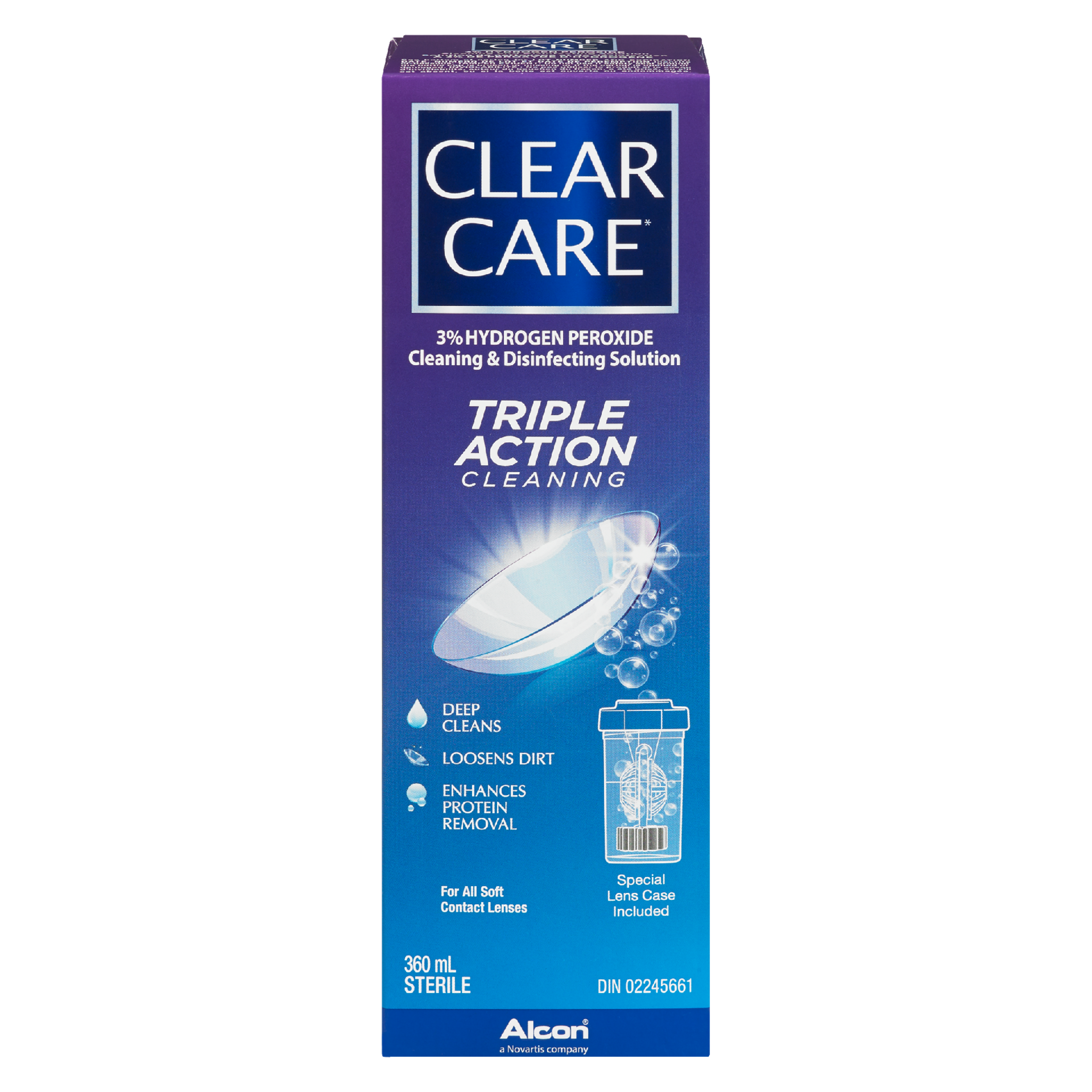 Clear Care Cleaning & Disinfecting Solution Sterile 360 ml
