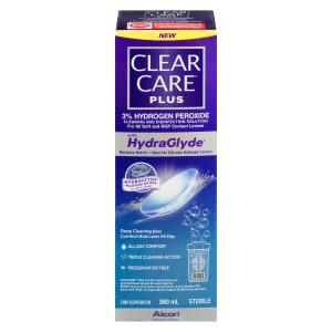 Clear Care Plus Cleaning and Disinfecting Solution 3% Hydrogen Peroxide 360 ml