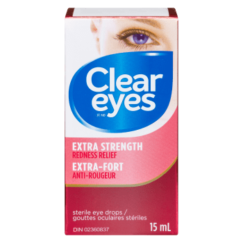 Clear Eyes Sterile Eye Drops Extra Strength Redness Relief 15 ml