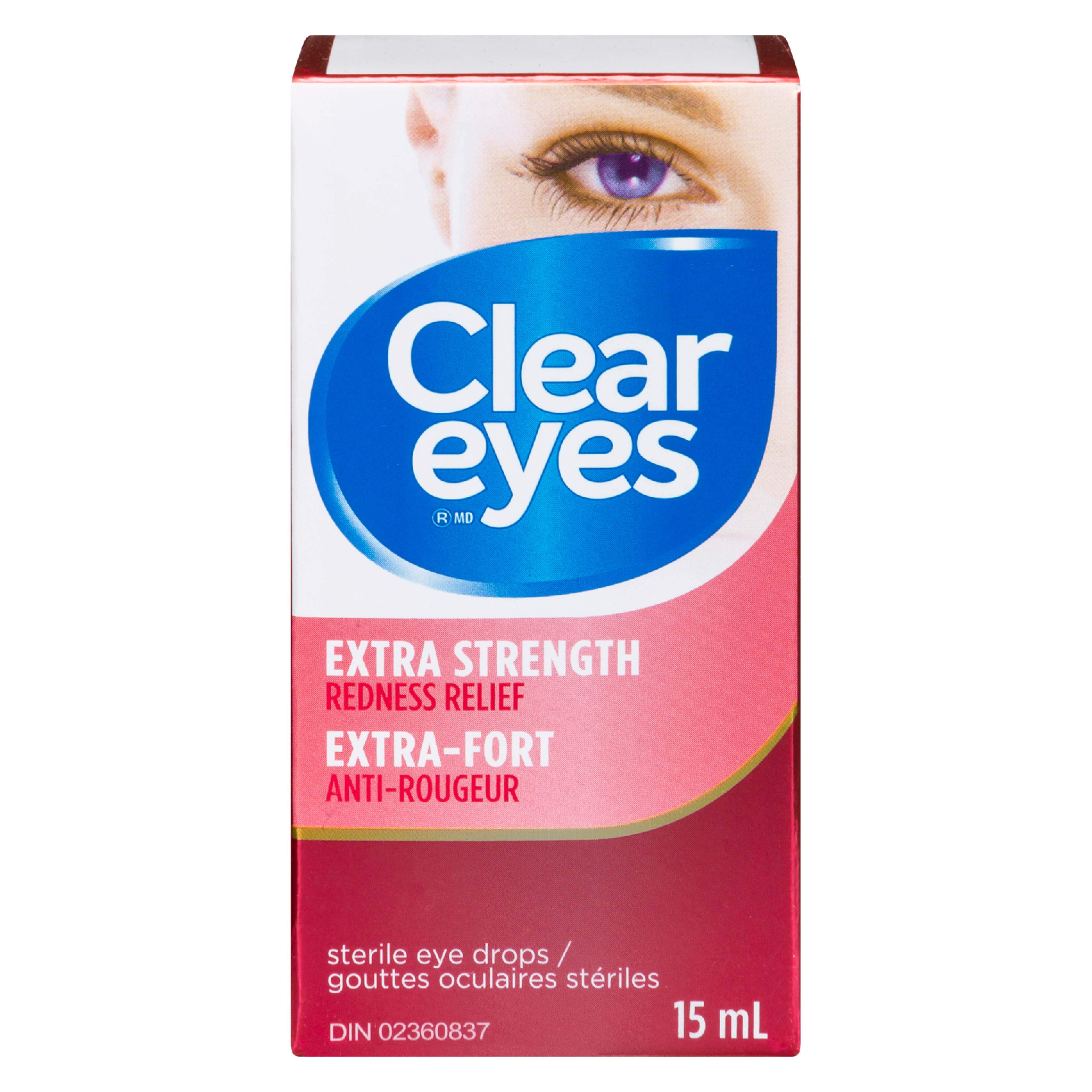 Clear Eyes Sterile Eye Drops Extra Strength Redness Relief 15 ml
