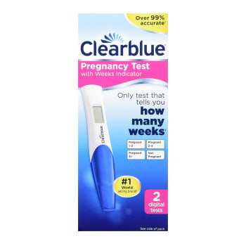 Clearblue Pregnancy Test with Weeks Indicator (2 Digital tests)