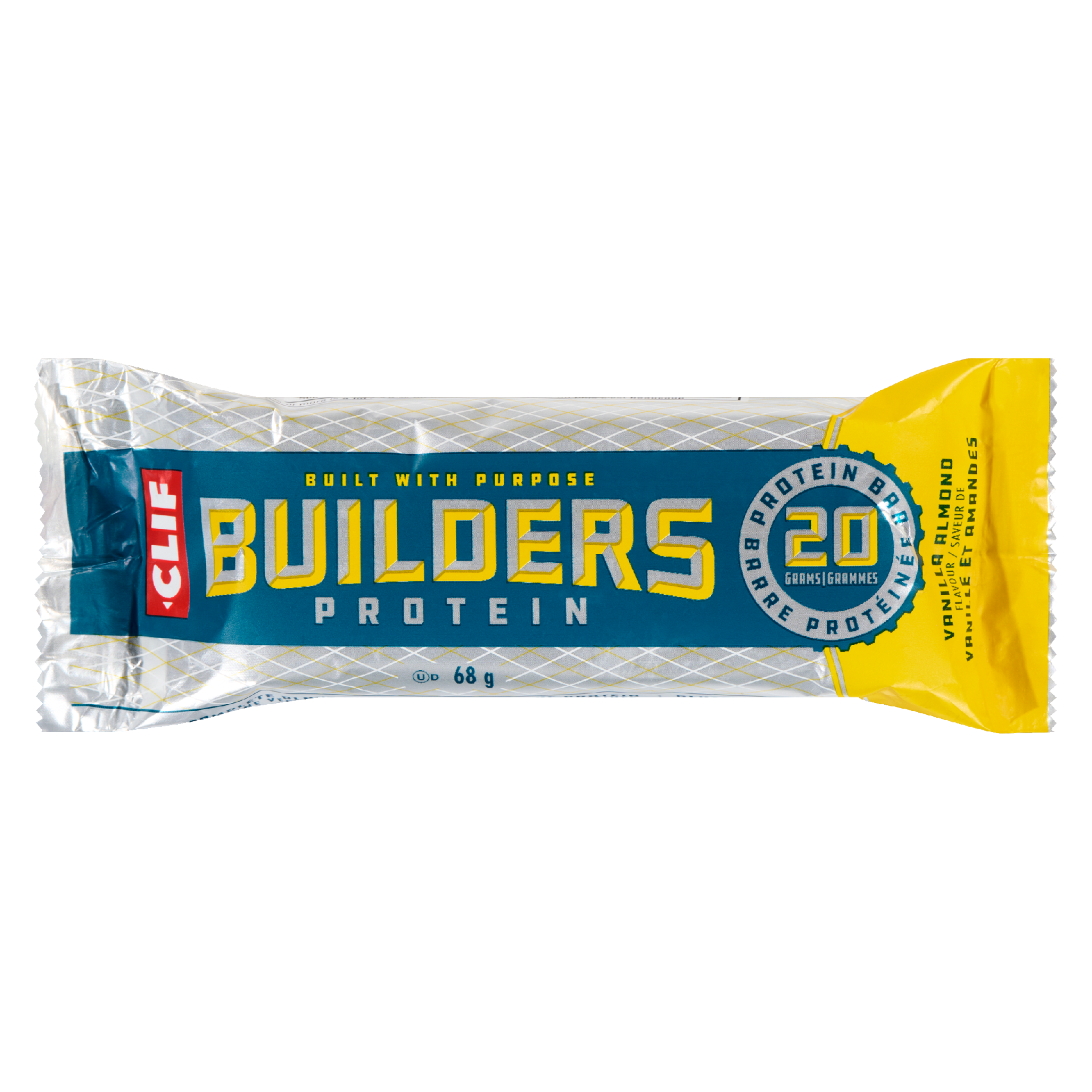 Clif Builders Protein Bar Vanilla Almond Flavour 68 g