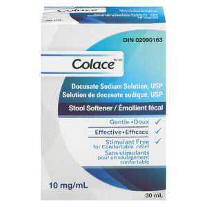 Colace Docusate Sodium Solution, USP Stool Softener 30 ml