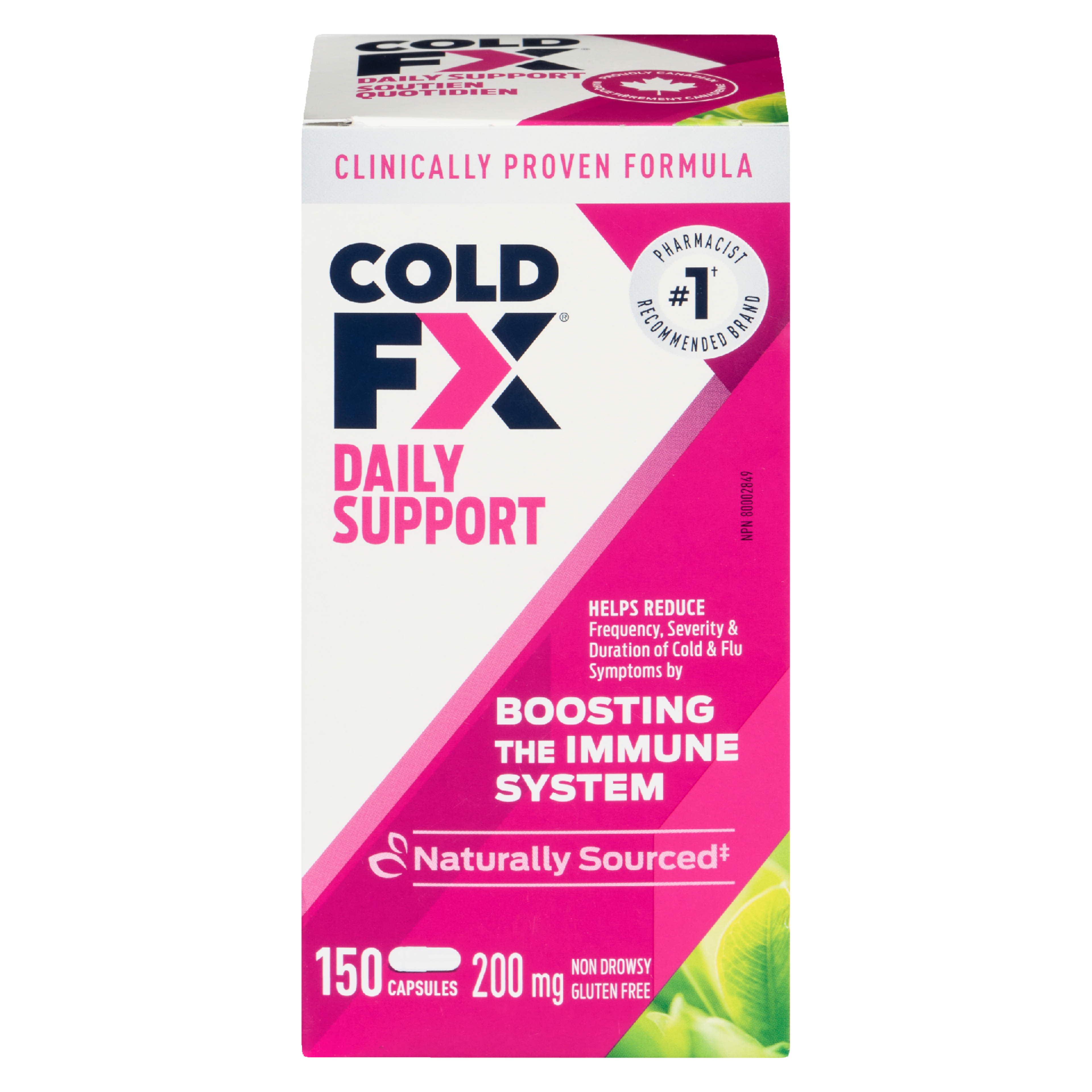 COLD FX Daily Support 200 mg 150 Capsules