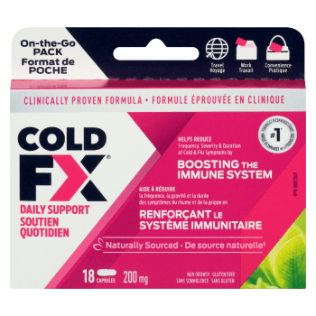 COLD-FX Daily Support Capsules 200 mg 18 Capsules