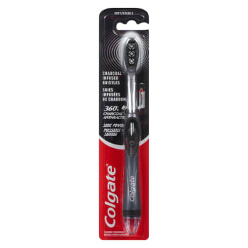Colgate 360° Charcoal Powered Toothbrush Soft