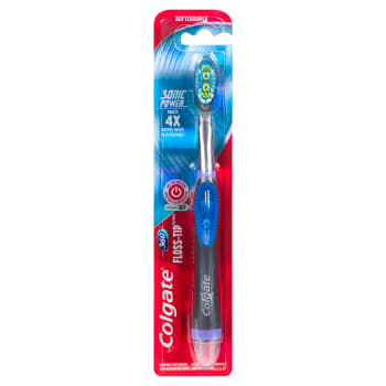 Colgate 360° Floss-Tip Powered Toothbrush Soft