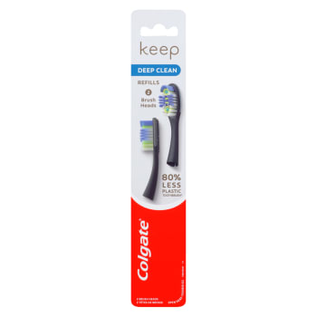 Colgate Keep Deep Clean Refills 2 Replacement Brush Heads