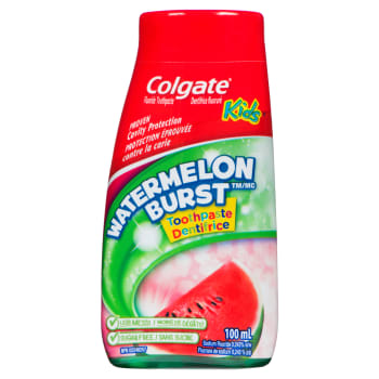 Colgate Kids Watermelon Burst Watermelon Fluoride Toothpaste 100 ml