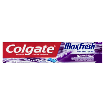 Colgate MaxFresh Anticavity Fluoride Toothpaste with Whitening Mint Fusion 150 ml