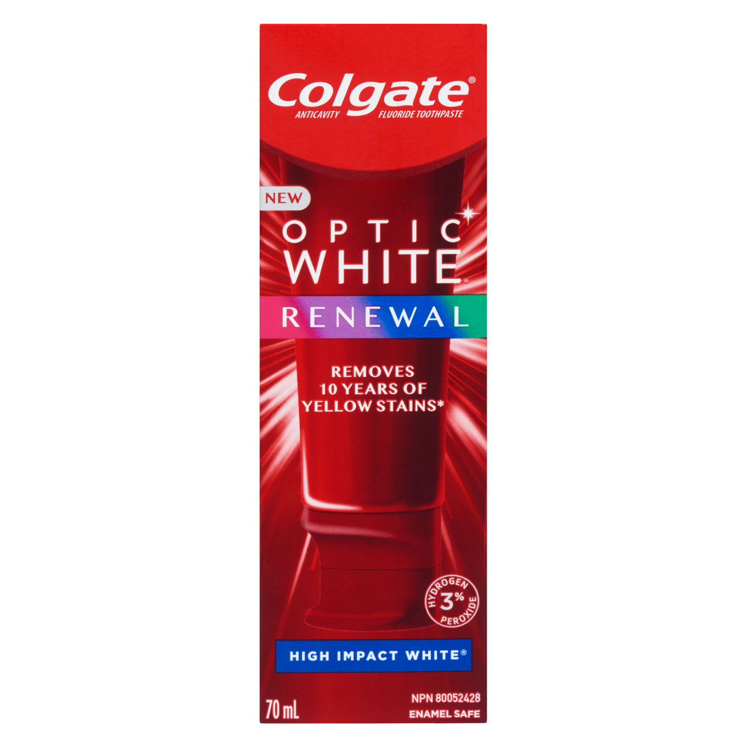 Colgate Optic White Anticavity Fluoride Toothpaste Advanced Icy Fresh ...