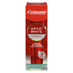 Colgate Optic White Anticavity Fluoride Toothpaste Renewal Revitalizing White 70 ml