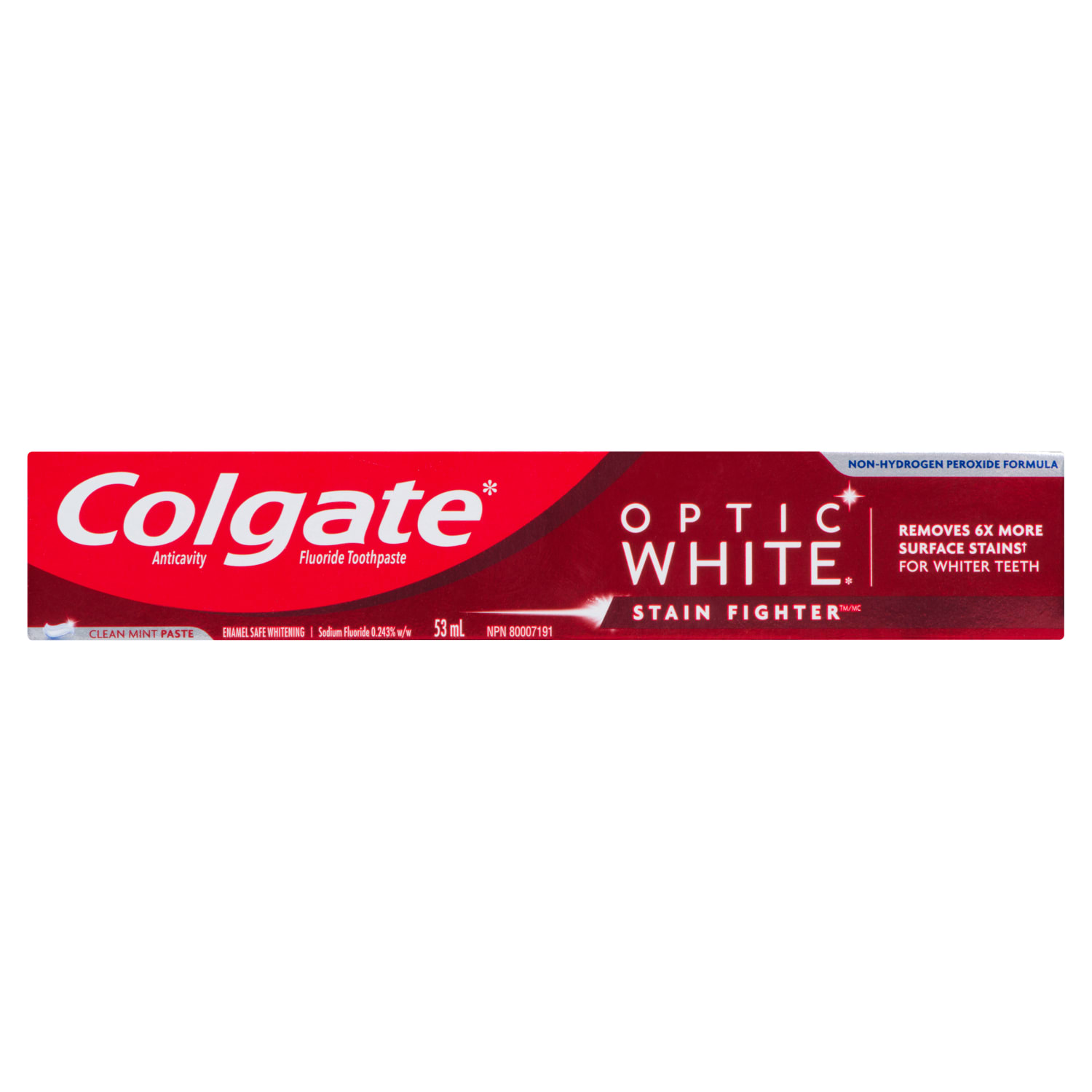 Colgate Optic White Stain Fighter Anticavity Fluoride Toothpaste Clea ...