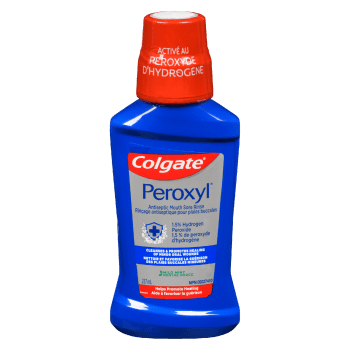 Colgate Peroxyl Antiseptic Mouth Sore Rinse Mild Mint 237 ml