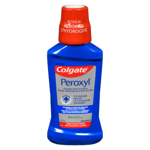 Colgate Peroxyl Antiseptic Mouth Sore Rinse Mild Mint 237 ml
