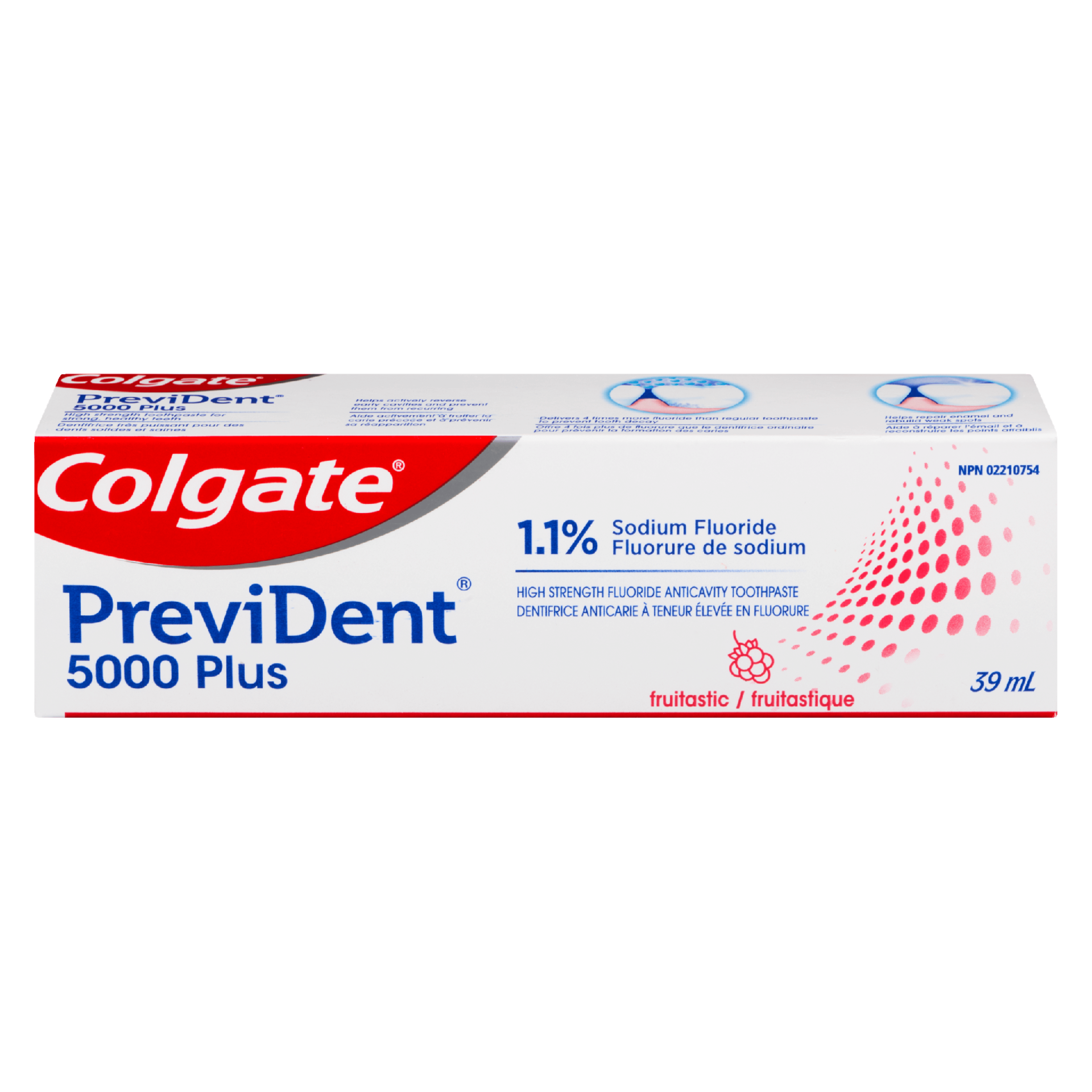 Colgate PreviDent 5000 Plus High Strength Fluoride Anticavity Toothpaste Fruitastic 39 ml