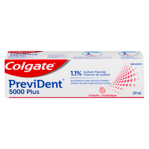 Colgate PreviDent 5000 Plus High Strength Fluoride Anticavity Toothpaste Fruitastic 39 ml
