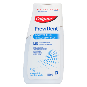 Colgate PreviDent Booster Plus High Strength Fluoride Toothpaste Spearmint 100 ml
