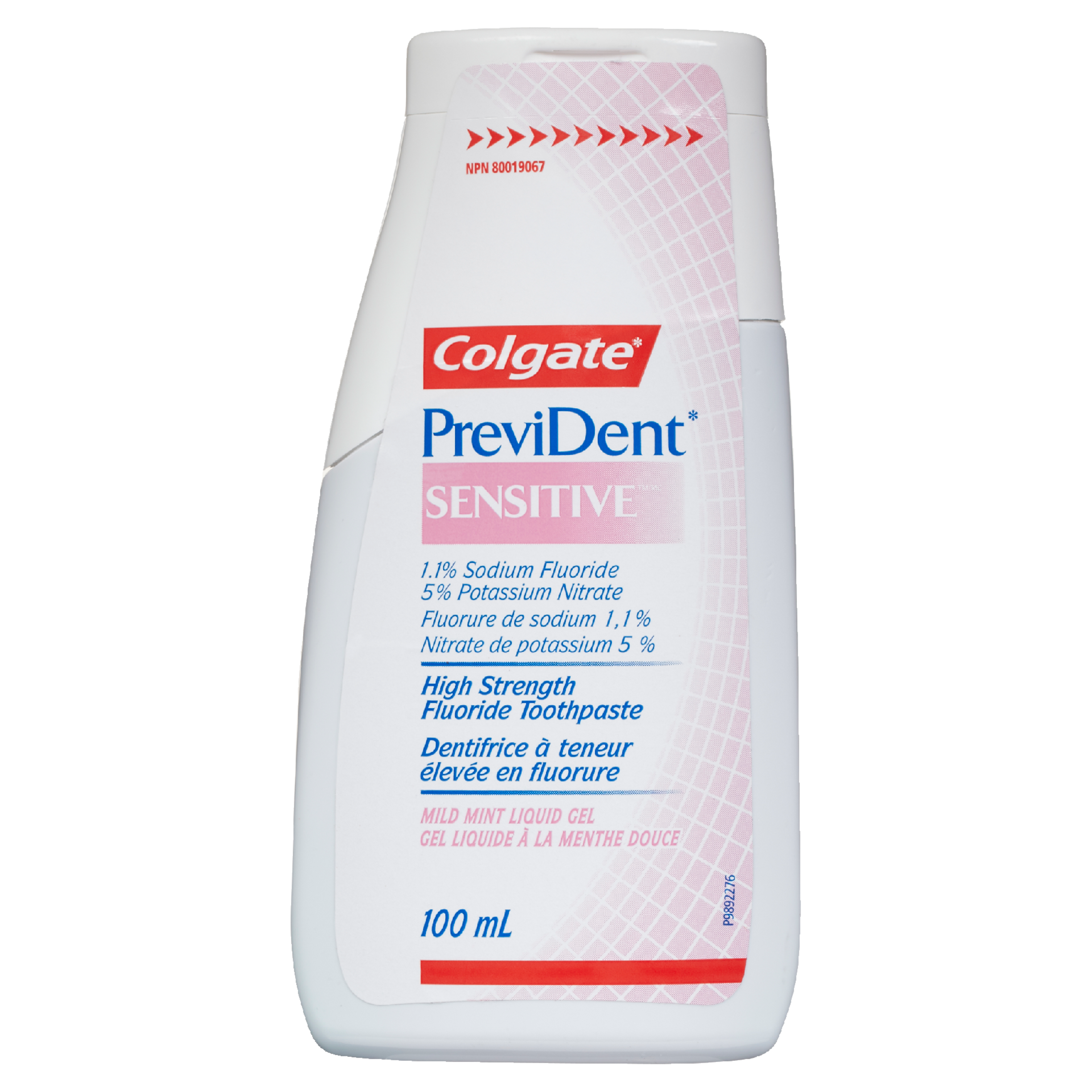 Colgate PreviDent Sensitive Mild Mint Liquid Gel High Strength Fluoride Toothpaste 100 ml
