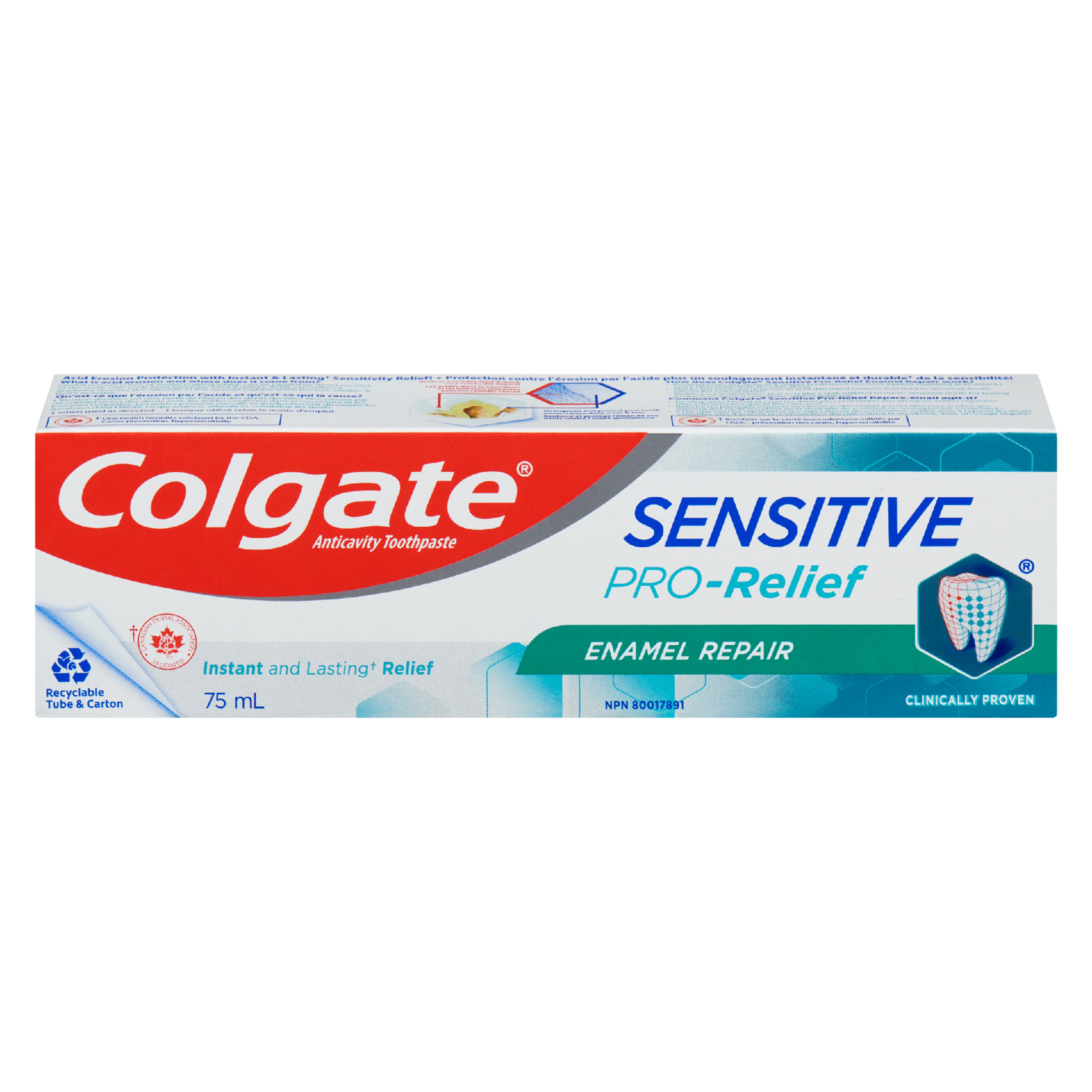 Colgate Sensitive Pro-Relief Anticavity Toothpaste Enamel Repair 75 ml