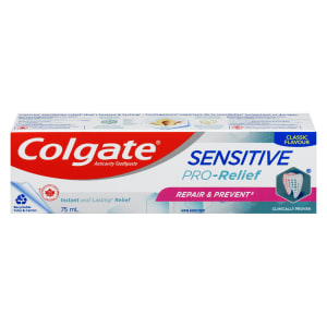 Colgate Sensitive Pro-Relief Anticavity Toothpaste Repair & Prevent Classic Flavour 75 ml
