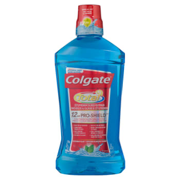 Colgate Total 12Hr Pro-Shield Cetylpyridinium Chloride Mouthwash Peppermint Blast 1 L