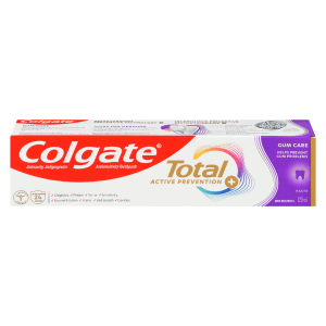 Colgate Total Active Prevention + Anticavity, Antigingivitis Antisensitivity Toothpaste Gum Care Paste 120 ml