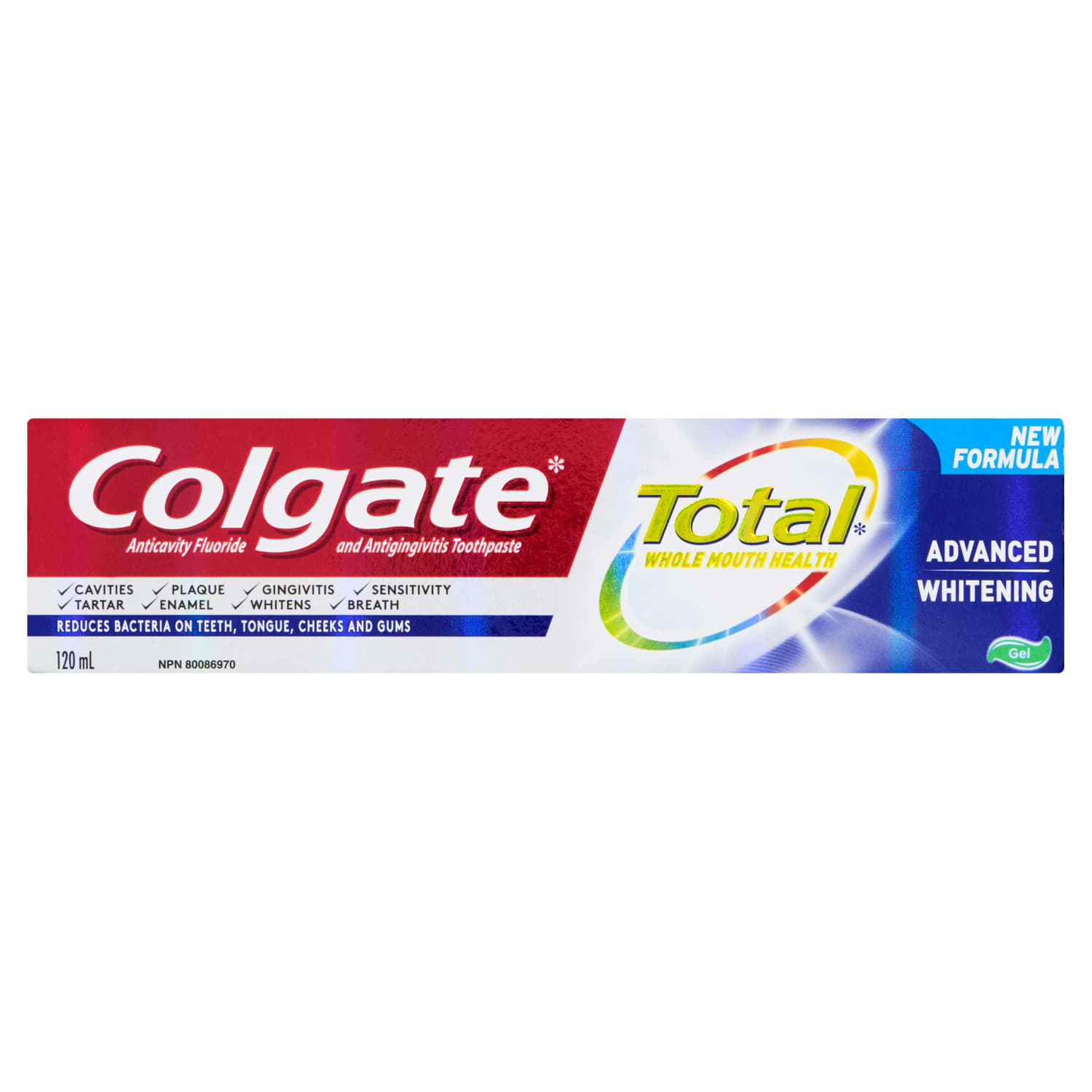 Colgate Total Anticavity Fluoride and Antigingivitis Toothpaste Clean ...