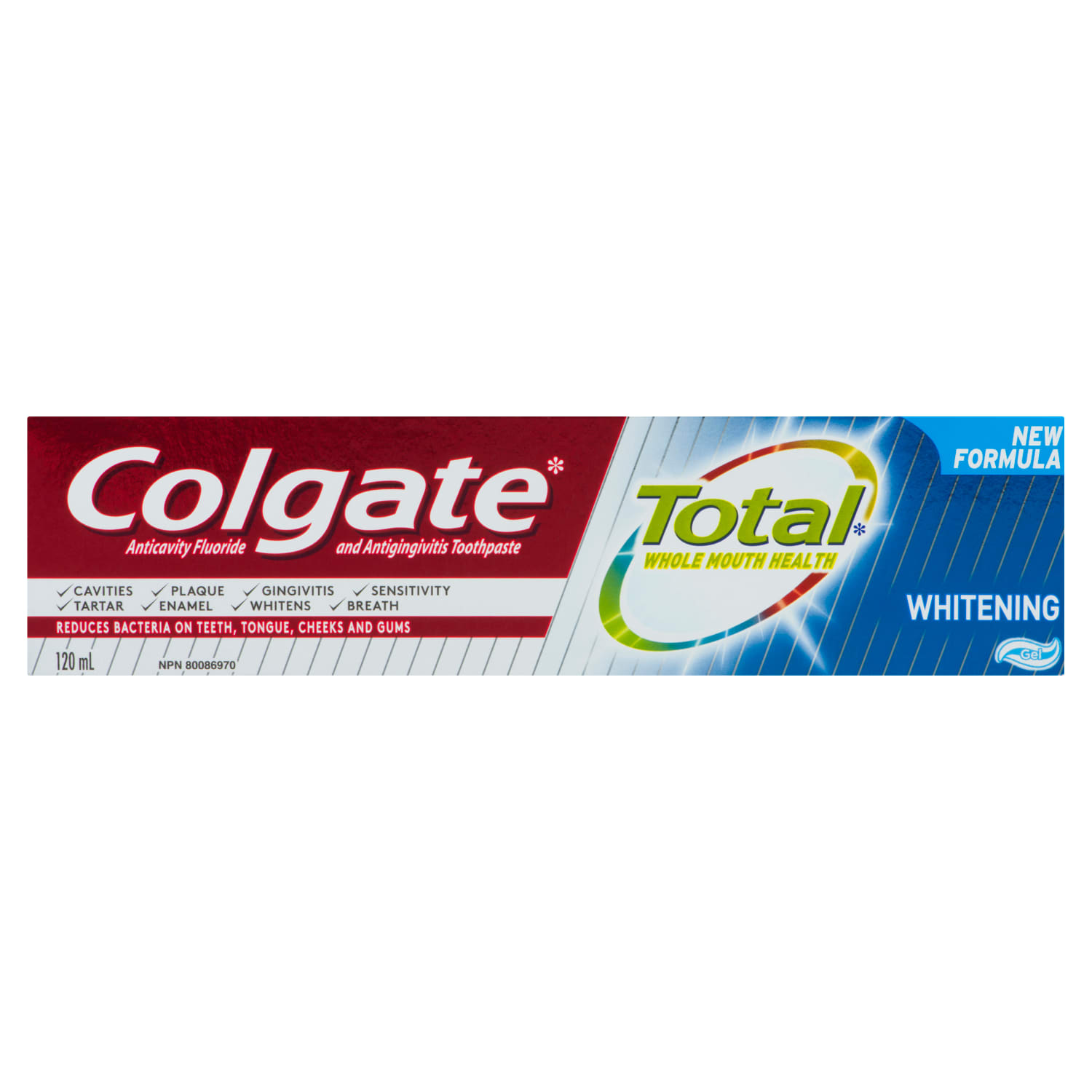 Colgate Total Anticavity Fluoride and Antigingivitis Toothpaste White ...