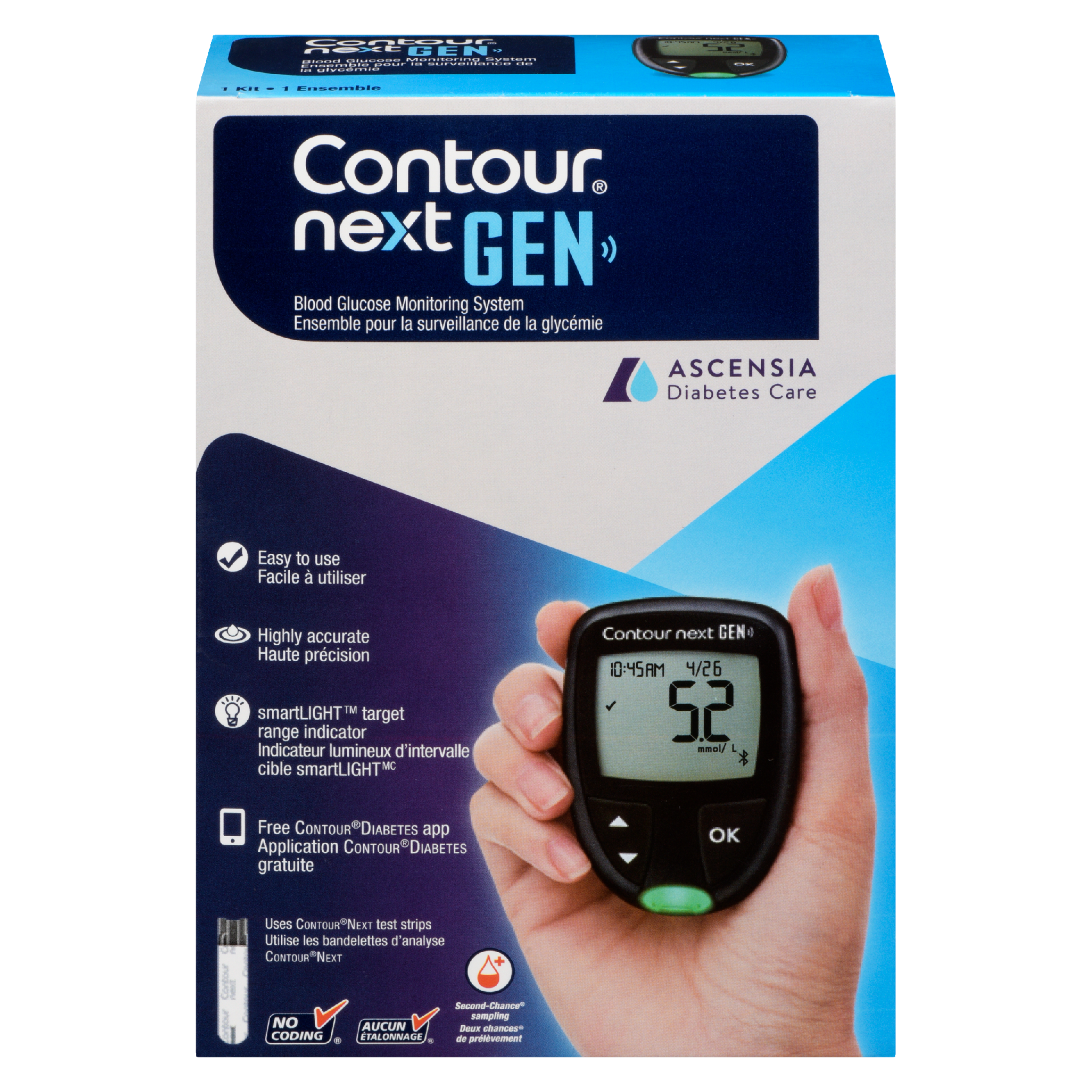 Contour Next Gen Blood Glucose Monitoring System 1 Kit