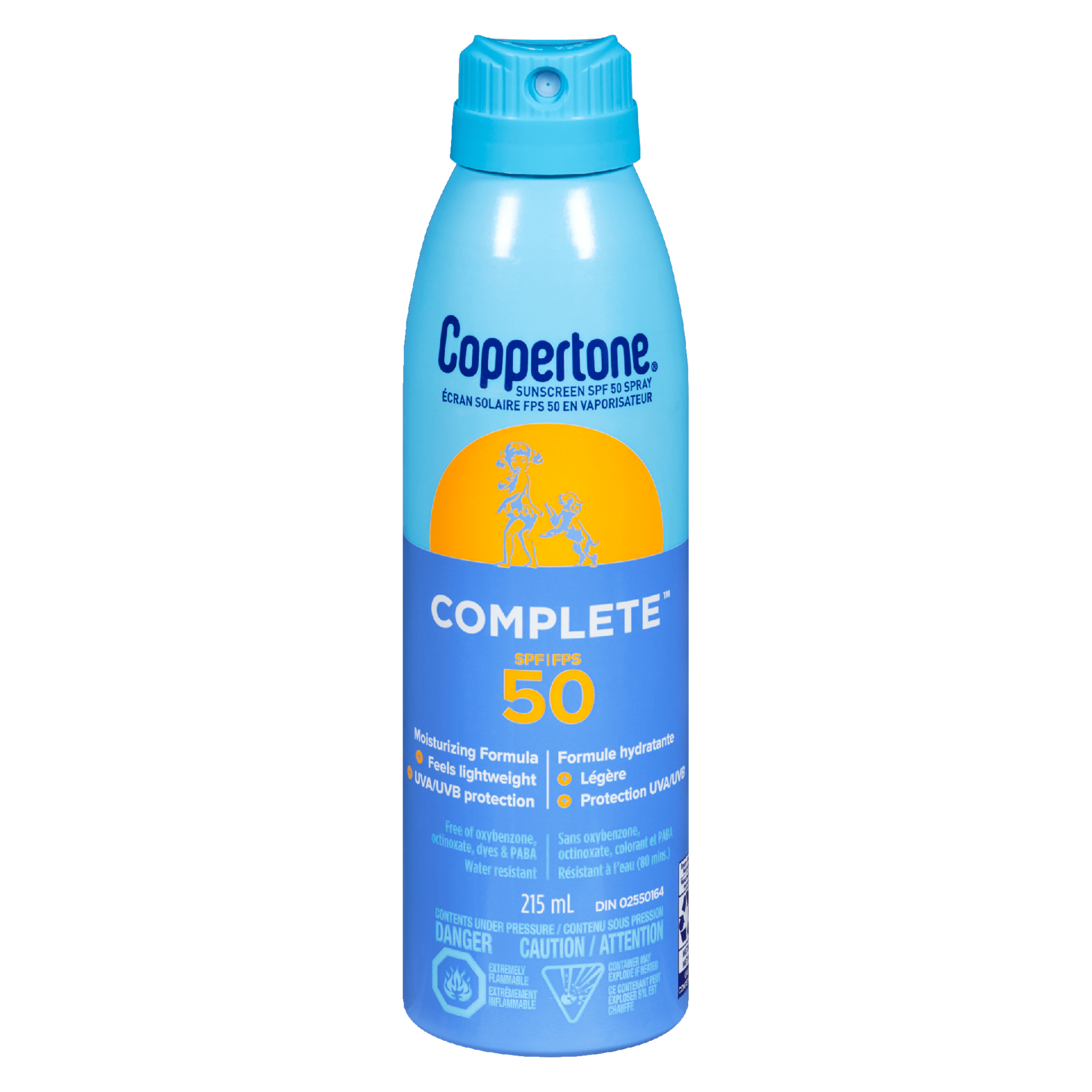 Coppertone Complete Sunscreen SPF 50 Spray 215 ml