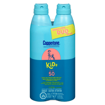 Coppertone Kids Spray Sunscreen SPF 50 Duo Pack 2 x 222 ml