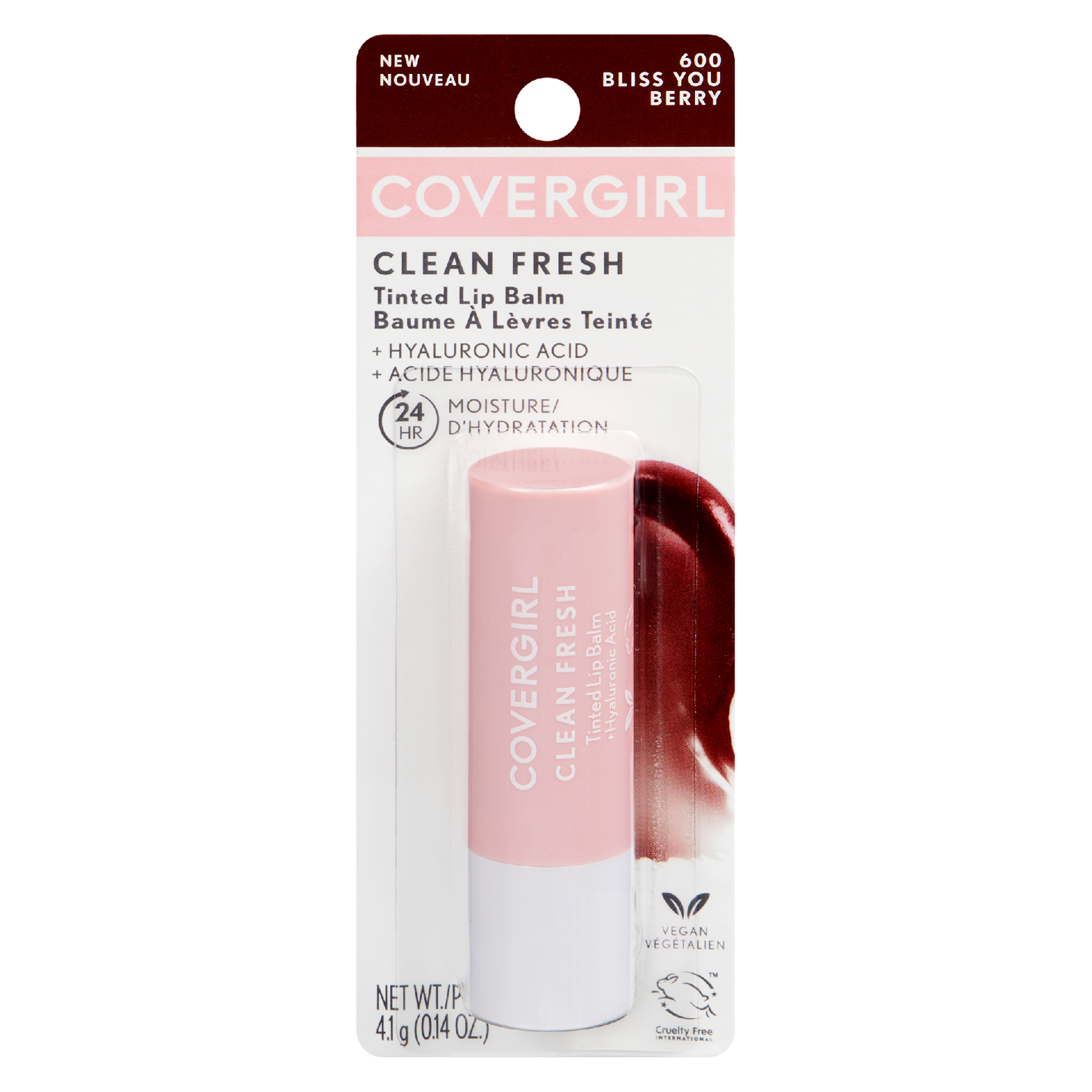 Covergirl Clean Fresh Tinted Lip Balm 600 Bliss You Berry 4.1 g