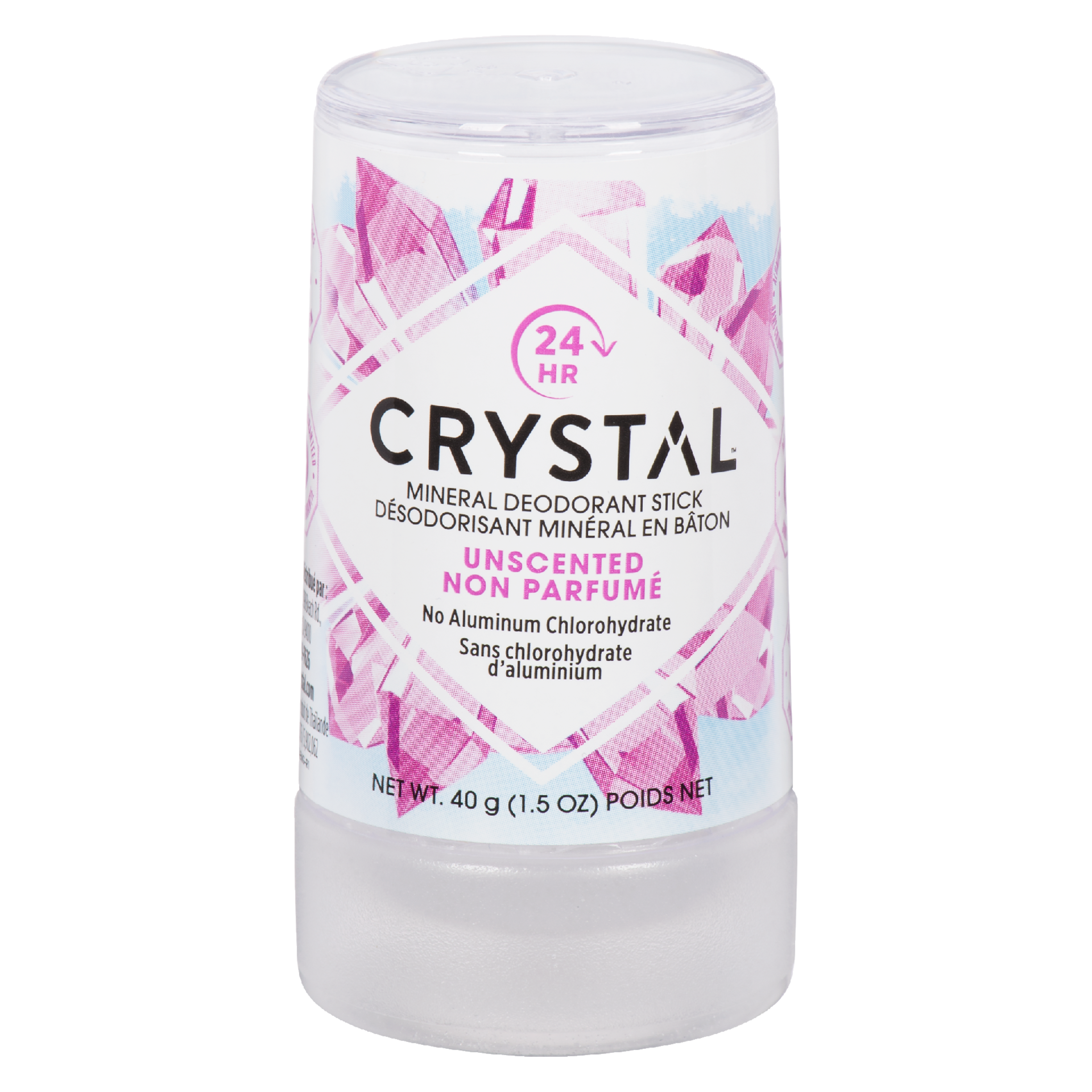 Crystal Mineral Deodorant Stick Unscented 40 g