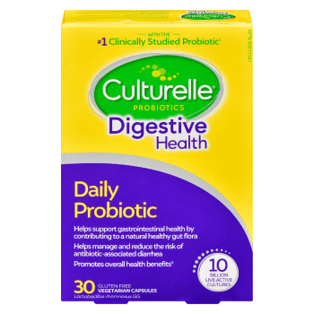 Culturelle Digestive Health Daily Probiotic 30 Gluten Free Vegetarian Capsules