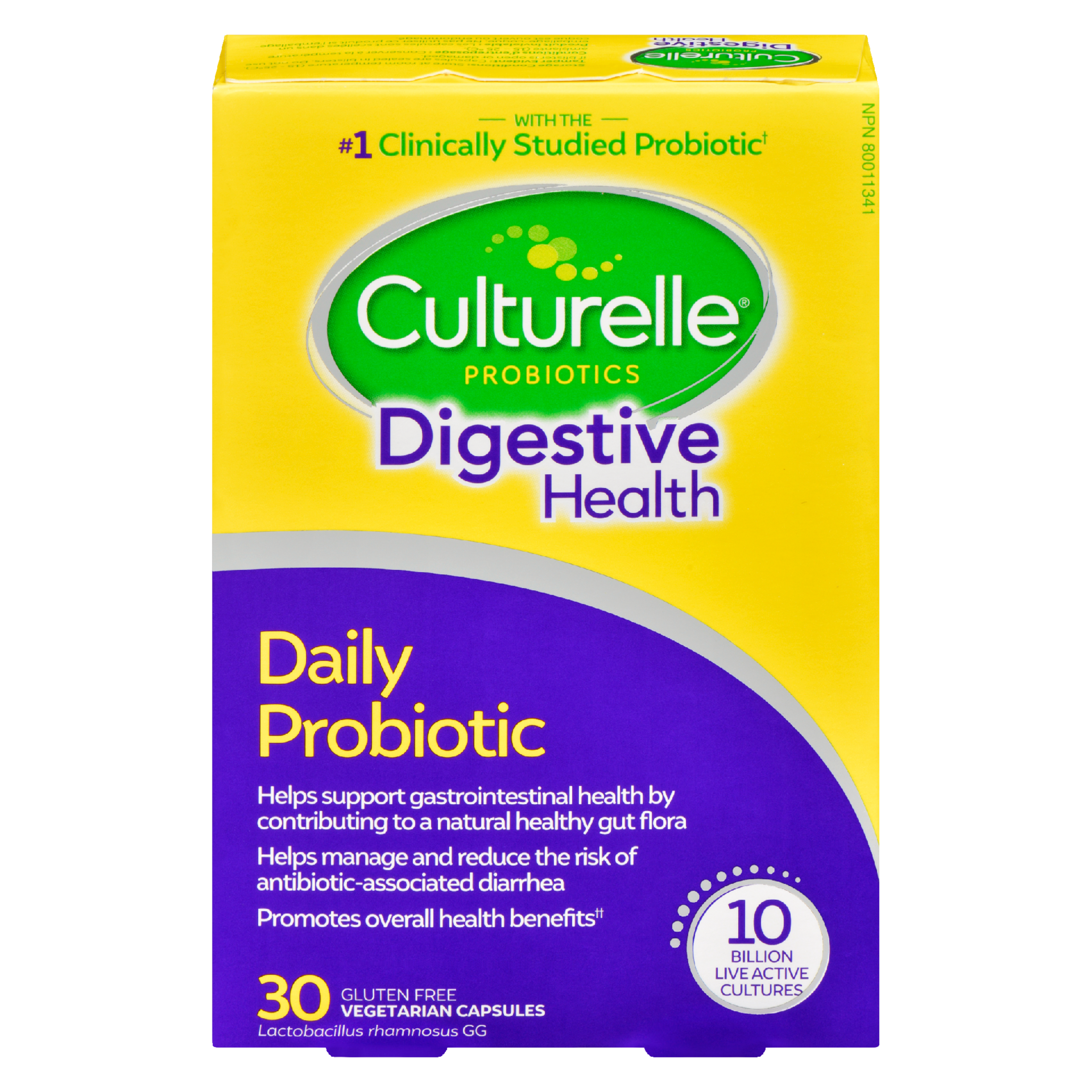 Culturelle Digestive Health Daily Probiotic 30 Gluten Free Vegetarian Capsules