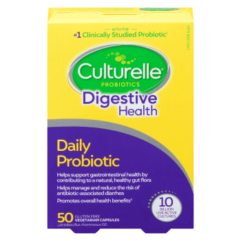 Culturelle Digestive Health Daily Probiotic 50 Vegetarian Capsules