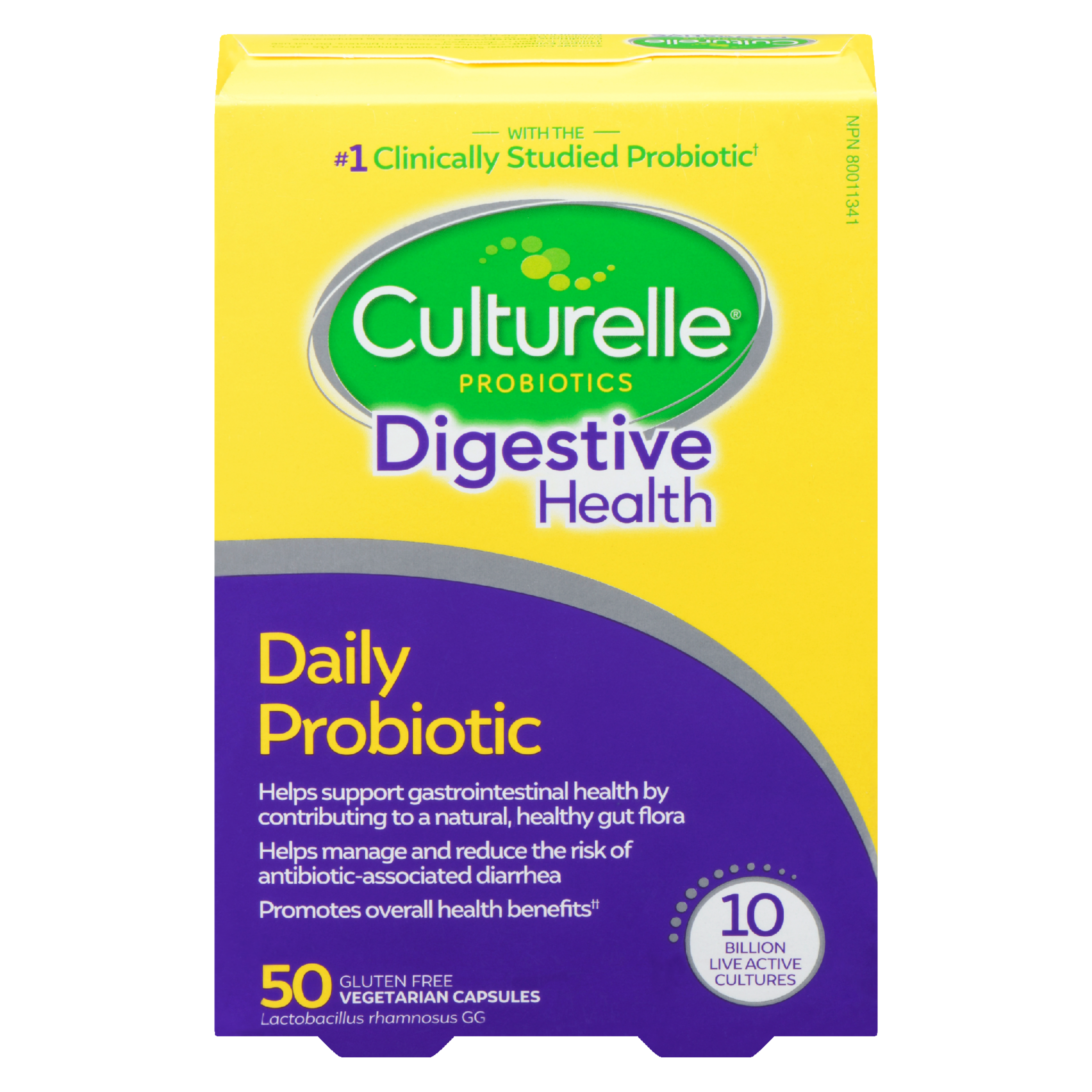 Culturelle Digestive Health Daily Probiotic 50 Vegetarian Capsules